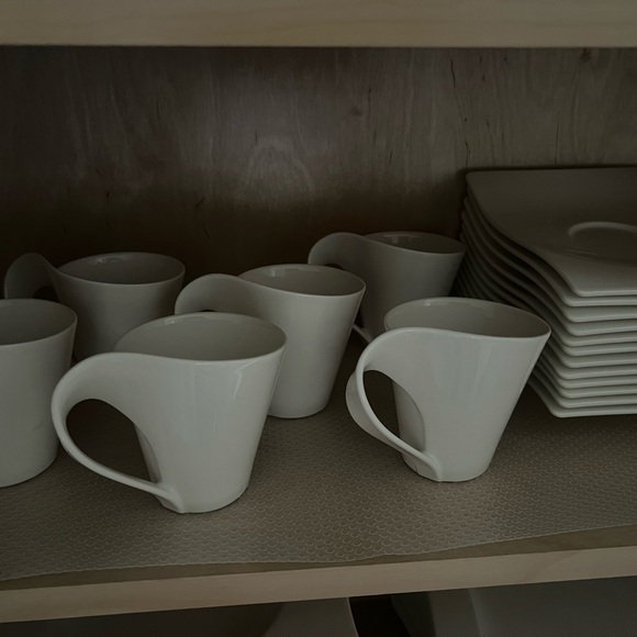 NewWave Cafe Tea Cup & Saucer 12 Set - Picture 4 of 4